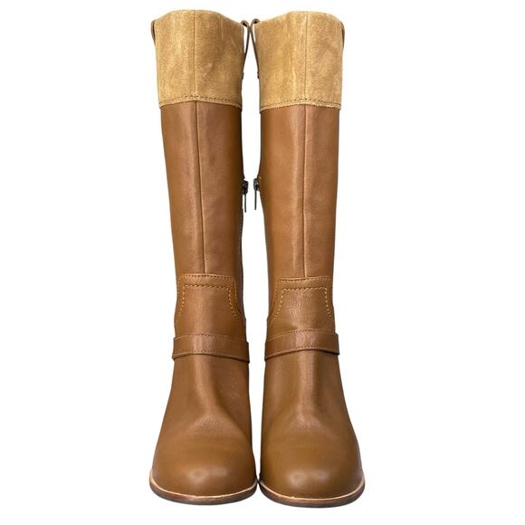 NWOT UGG Women’s Olinda Brown Leather Riding Boot Size US 7 - Picture 7 of 12